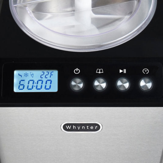 Whynter - 2.1 Quart Upright Ice Cream Maker with Stainless Steel Bowl | ICM-201SB Whynter - 2.1 Quart Upright Ice Cream Maker with Stainless Steel Bowl | ICM-201SB