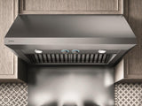 Elica - CALABRIA - Elica Pro - 42" W x 25" D x 18" H, 1200 CFM, Stainless - Wall Mount Hoods | ECL142S4 Elica - CALABRIA - Elica Pro - 42" W x 25" D x 18" H, 1200 CFM, Stainless - Wall Mount Hoods | ECL142S4