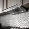Elica - GLIDE - Iconic - 30" W x 11 1/2" - 19 3/4" D x 2 3/4" H, 450 CFM, Stainless + Clear Glass - UNDERCABINET HOODS | EGL430S1