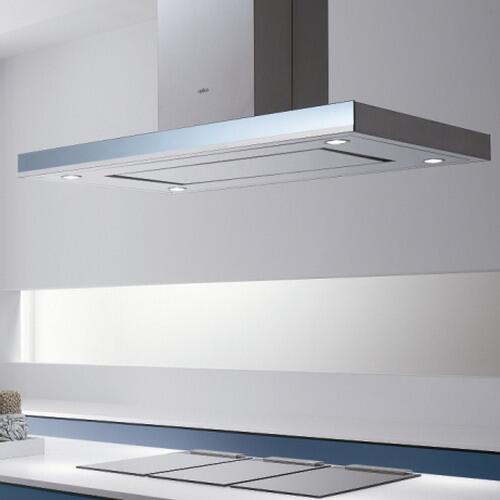 Elica - HAIKU ISLAND - Iconic - 47 1/8" W x 12 7/8" D x 3 1/8" H, Stainless - Island Hoods | EHI648SS