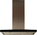 Elica - LUGANO - Techne - 36" W x 19 11/16" D x 5" H, Stainless & Black Glass - Wall Mount Hoods | ELG636S3 Elica - LUGANO - Techne - 36" W x 19 11/16" D x 5" H, Stainless & Black Glass - Wall Mount Hoods | ELG636S3