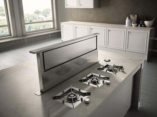 Elica - RISE - Techne - 30" W x 2 1/2" D x 14" H, Stainless - Downdraft Hoods | ERS630S1