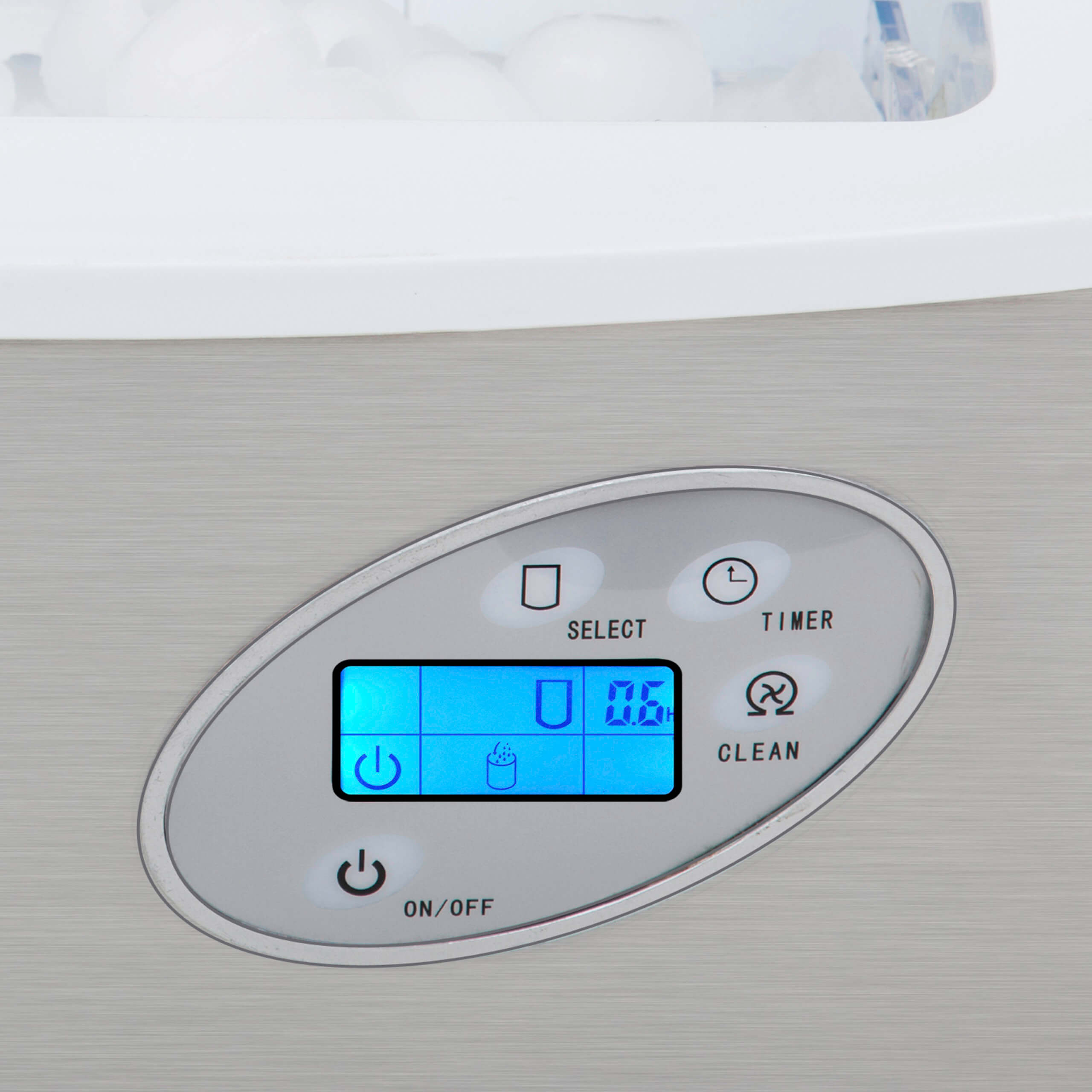 Whynter - Portable Ice Maker with 49lb Capacity Stainless Steel with Water Connection | IMC-491DC Whynter - Portable Ice Maker with 49lb Capacity Stainless Steel with Water Connection | IMC-491DC