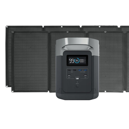 EcoFlow DELTA 1300 Portable Power Station +x1 160W Solar Panels DELTAAMSP161