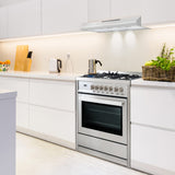 Cosmo - Commercial-Style 36 in. 3.8 cu. ft. Single Oven Dual Fuel Range with 8 Function Convection Oven in Stainless Steel | COS-F965NF Cosmo - Commercial-Style 36 in. 3.8 cu. ft. Single Oven Dual Fuel Range with 8 Function Convection Oven in Stainless Steel | COS-F965NF