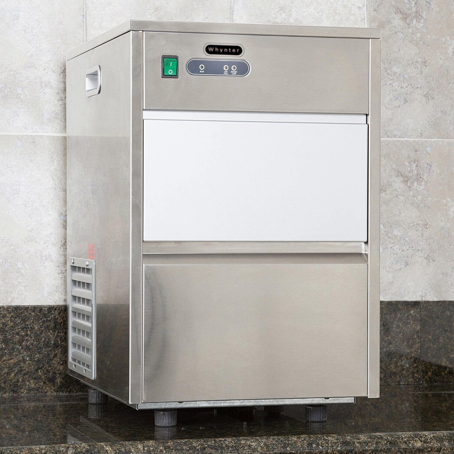 Whynter - Commercial Freestanding Ice Maker - 44lb capacity | FIM-450HS Whynter - Commercial Freestanding Ice Maker - 44lb capacity | FIM-450HS