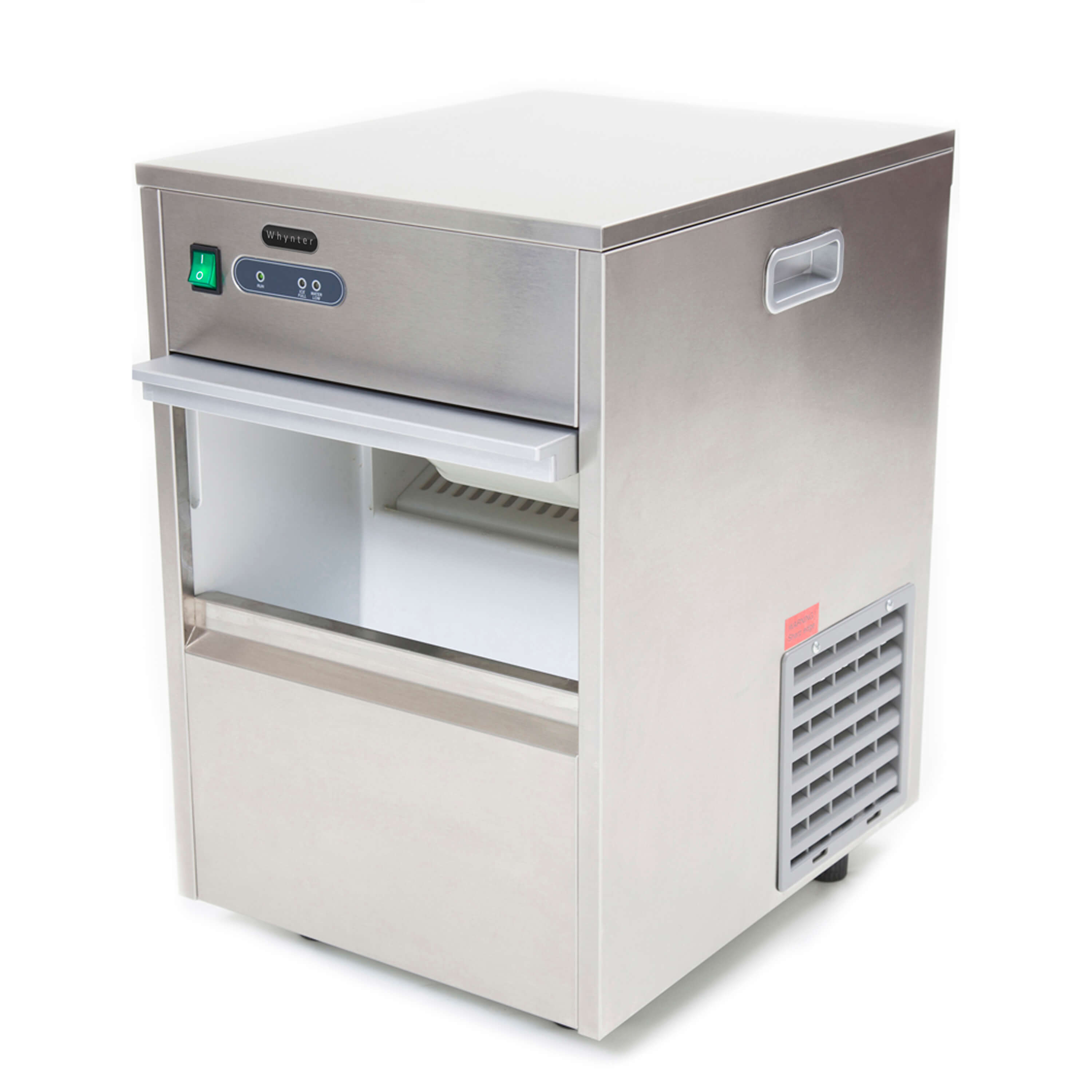 Whynter - Commercial Freestanding Ice Maker - 44lb capacity | FIM-450HS Whynter - Commercial Freestanding Ice Maker - 44lb capacity | FIM-450HS