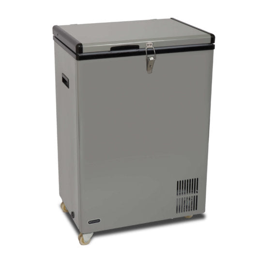 Whynter - 95 Quart Portable Wheeled Freezer with Door Alert and 12v Option | FM-951GW Whynter - 95 Quart Portable Wheeled Freezer with Door Alert and 12v Option | FM-951GW