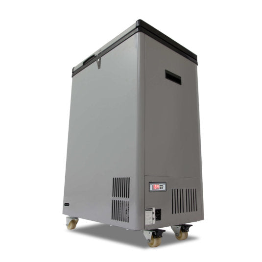 Whynter - 95 Quart Portable Wheeled Freezer with Door Alert and 12v Option | FM-951GW Whynter - 95 Quart Portable Wheeled Freezer with Door Alert and 12v Option | FM-951GW