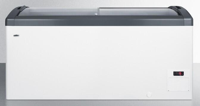Summit Commercial - 60" 14.8 Cu.Ft. White with Sliding Glass Door & Lock Chest Freezer Summit Commercial - 60" 14.8 Cu.Ft. White with Sliding Glass Door & Lock Chest Freezer