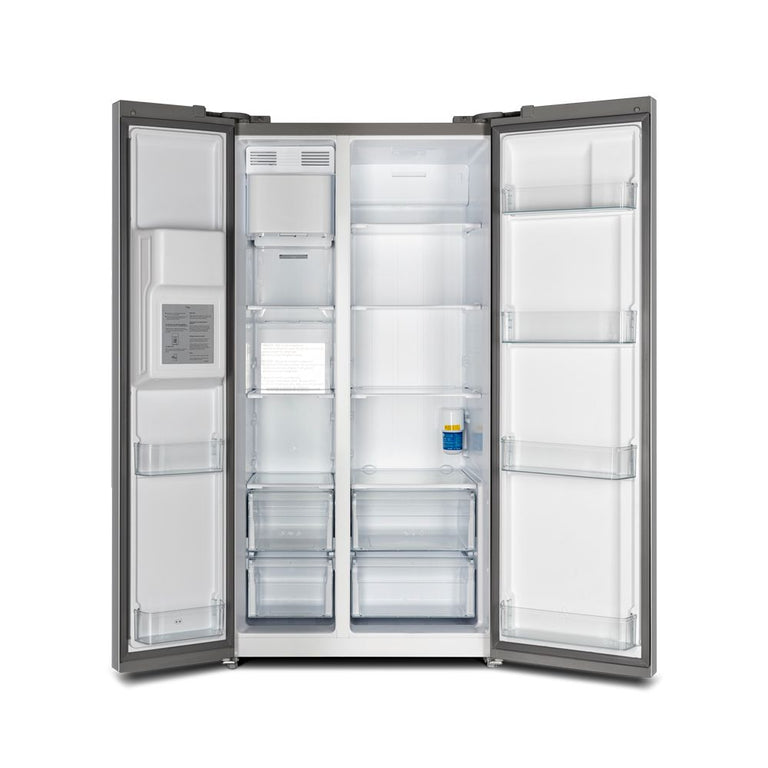 FORNO - 36 in. W x 29.86 in. D 20 cu. ft. Side by Side Refrigerator in Stainless Steel with Ice Maker FORNO - 36 in. W x 29.86 in. D 20 cu. ft. Side by Side Refrigerator in Stainless Steel with Ice Maker