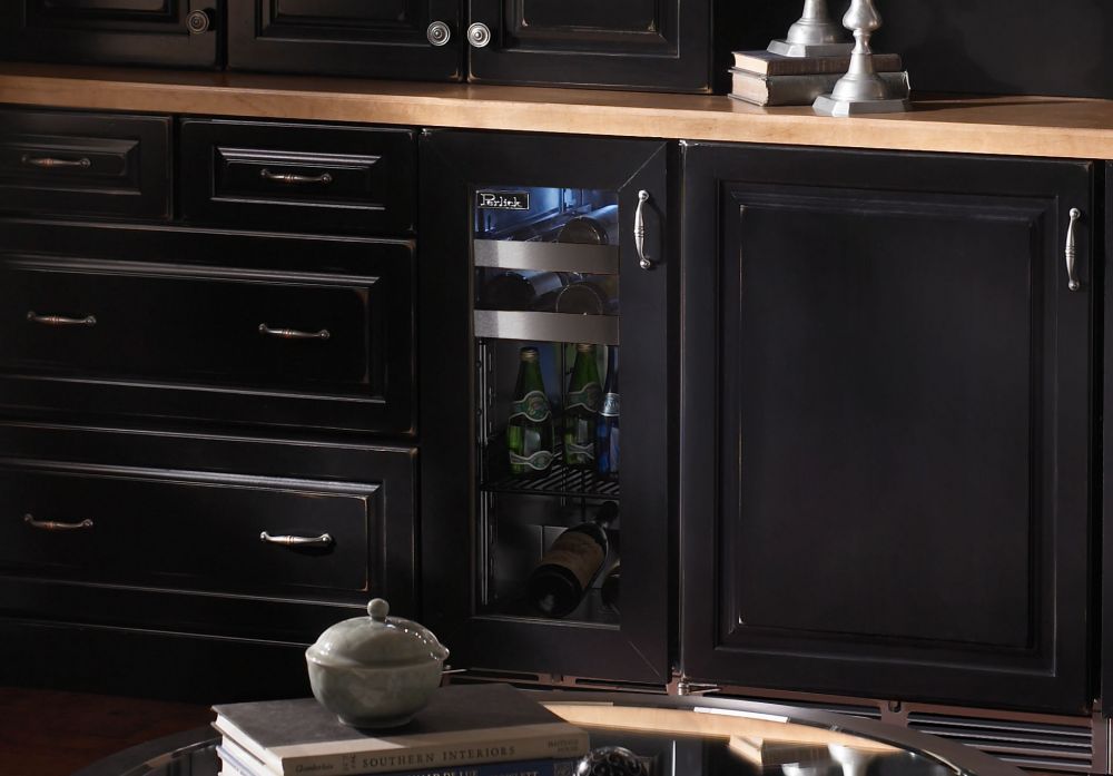 Perlick - 15" Signature Series Indoor Beverage Center with stainless steel glass door, - HP15BS-4 Perlick - 15" Signature Series Indoor Beverage Center with stainless steel glass door, - HP15BS-4