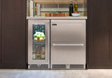 Perlick - 15" Signature Series Indoor Refrigerator with stainless steel glass door,  - HP15RS-4 Perlick - 15" Signature Series Indoor Refrigerator with stainless steel glass door,  - HP15RS-4