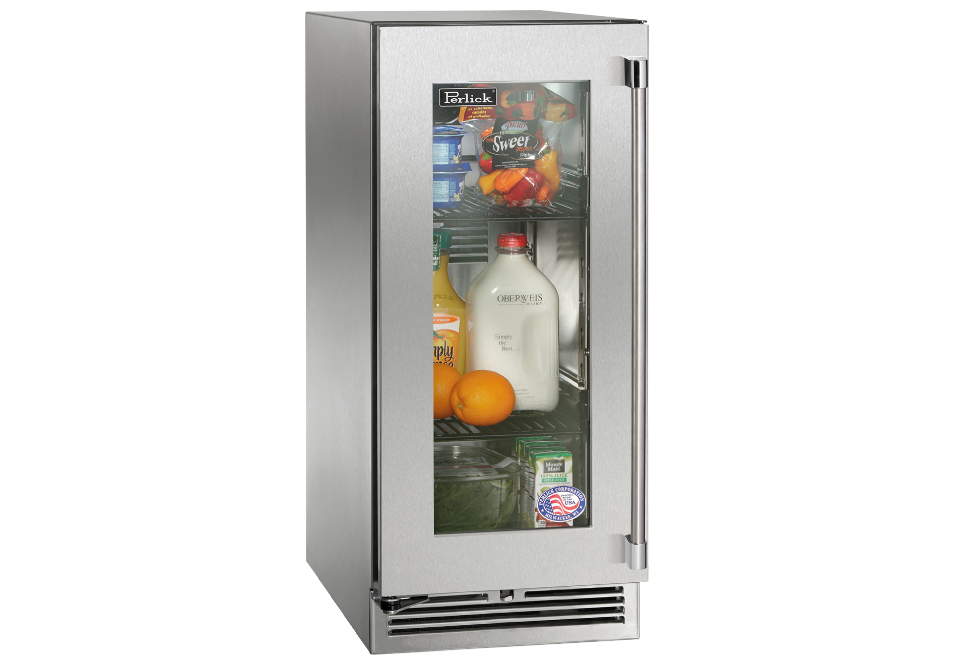 Perlick - 15" Signature Series Indoor Refrigerator with fully integrated panel-ready solid door, - HP15RS-4 Perlick - 15" Signature Series Indoor Refrigerator with fully integrated panel-ready solid door, - HP15RS-4