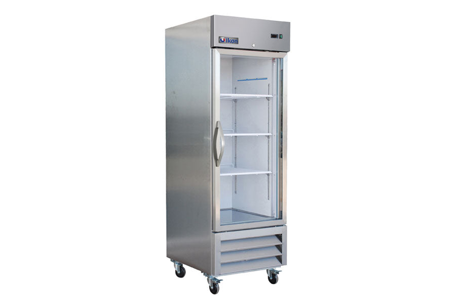 IKON  - Commercial - 26" One Section Glass Door Reach-In Refrigerator, 19 cu. ft. - IB27RG IKON  - Commercial - 26" One Section Glass Door Reach-In Refrigerator, 19 cu. ft. - IB27RG