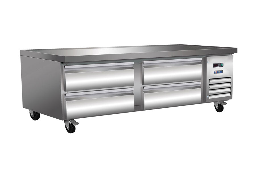 IKON - Commercial - 74" 4 Drawer Chef Base Refrigerator, 10.8 cu. ft. - ICBR-74 IKON - Commercial - 74" 4 Drawer Chef Base Refrigerator, 10.8 cu. ft. - ICBR-74
