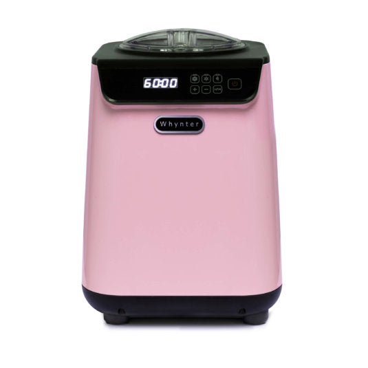 Whynter - 1.28 Quart Compact Upright Automatic Ice Cream Maker with Stainless Steel Bowl Limited Black Pink Edition | ICM-128BPS Whynter - 1.28 Quart Compact Upright Automatic Ice Cream Maker with Stainless Steel Bowl Limited Black Pink Edition | ICM-128BPS