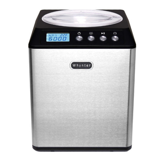 Whynter - 2.1 Quart Upright Ice Cream Maker with Stainless Steel Bowl | ICM-201SB Whynter - 2.1 Quart Upright Ice Cream Maker with Stainless Steel Bowl | ICM-201SB
