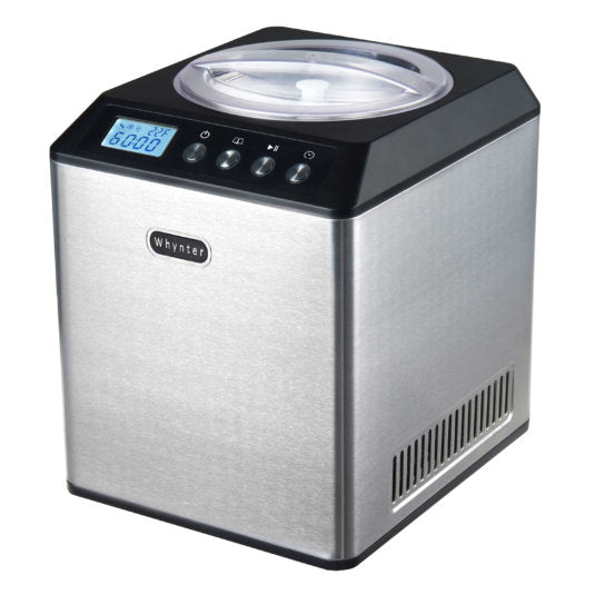 Whynter - 2.1 Quart Upright Ice Cream Maker with Stainless Steel Bowl | ICM-201SB Whynter - 2.1 Quart Upright Ice Cream Maker with Stainless Steel Bowl | ICM-201SB