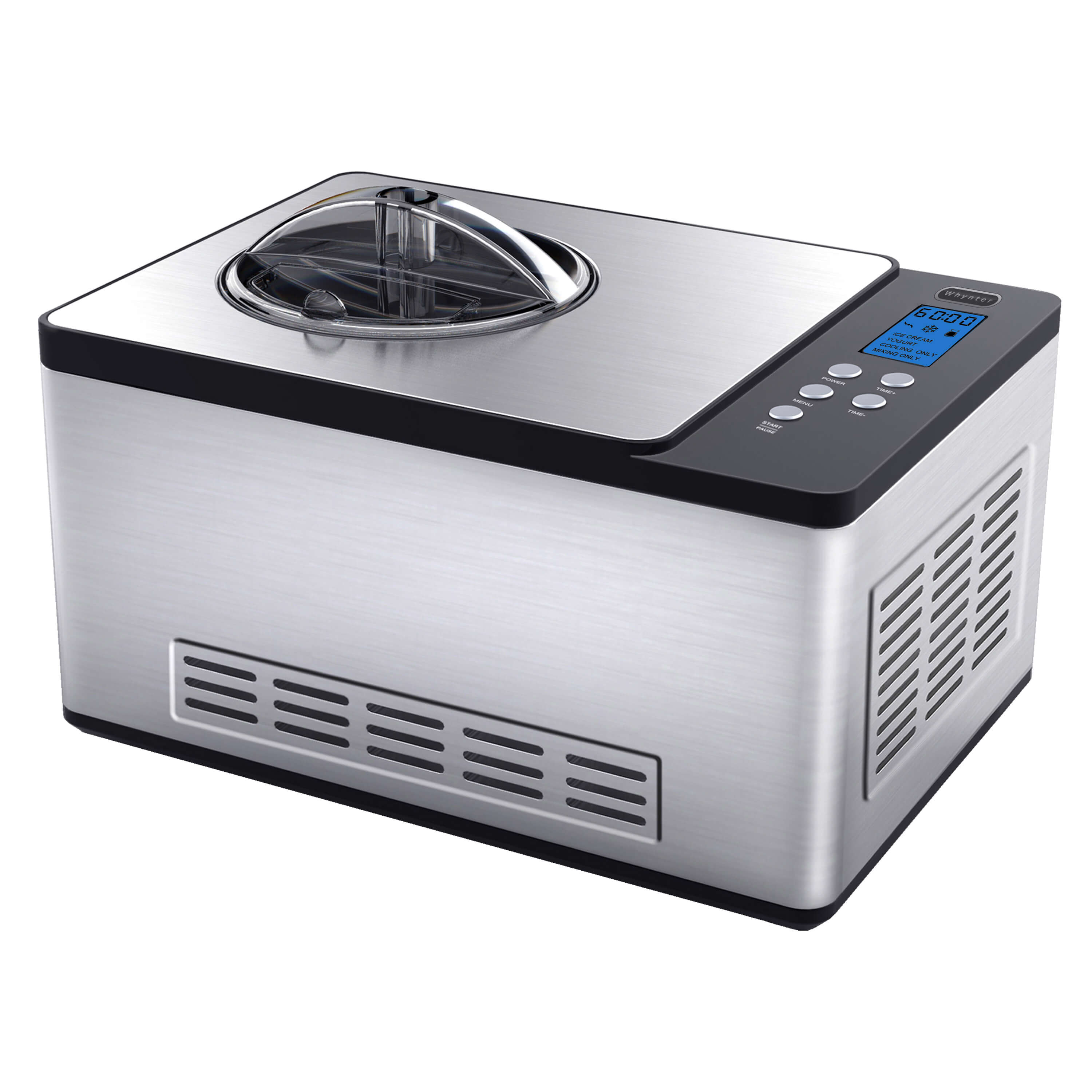 Whynter - Ice Cream Maker 2 Quart Capacity Stainless Steel Bowl & Yogurt Function in Stainess Steel | ICM-220SSY Whynter - Ice Cream Maker 2 Quart Capacity Stainless Steel Bowl & Yogurt Function in Stainess Steel | ICM-220SSY