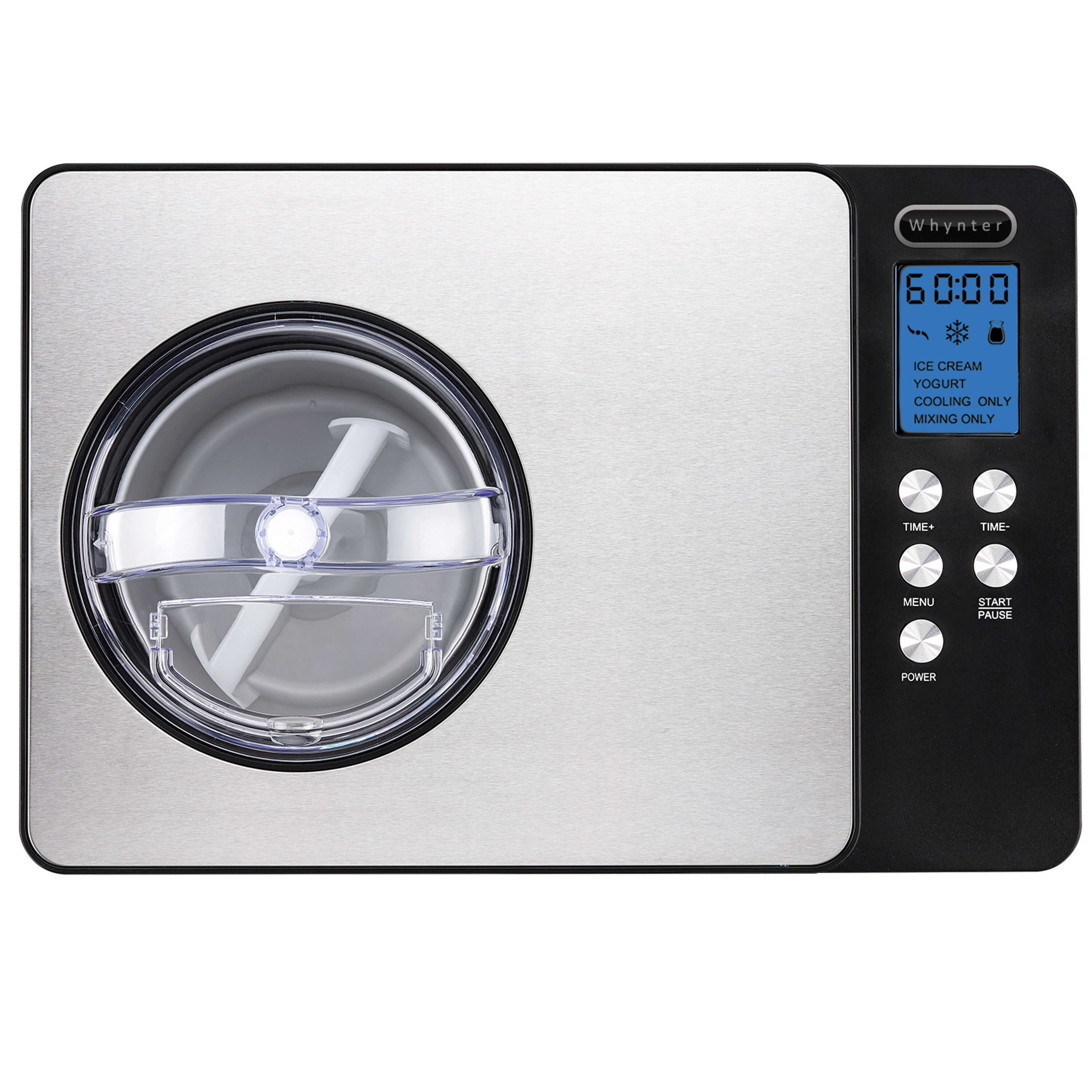 Whynter - Ice Cream Maker 2 Quart Capacity Stainless Steel Bowl & Yogurt Function in Stainess Steel | ICM-220SSY Whynter - Ice Cream Maker 2 Quart Capacity Stainless Steel Bowl & Yogurt Function in Stainess Steel | ICM-220SSY