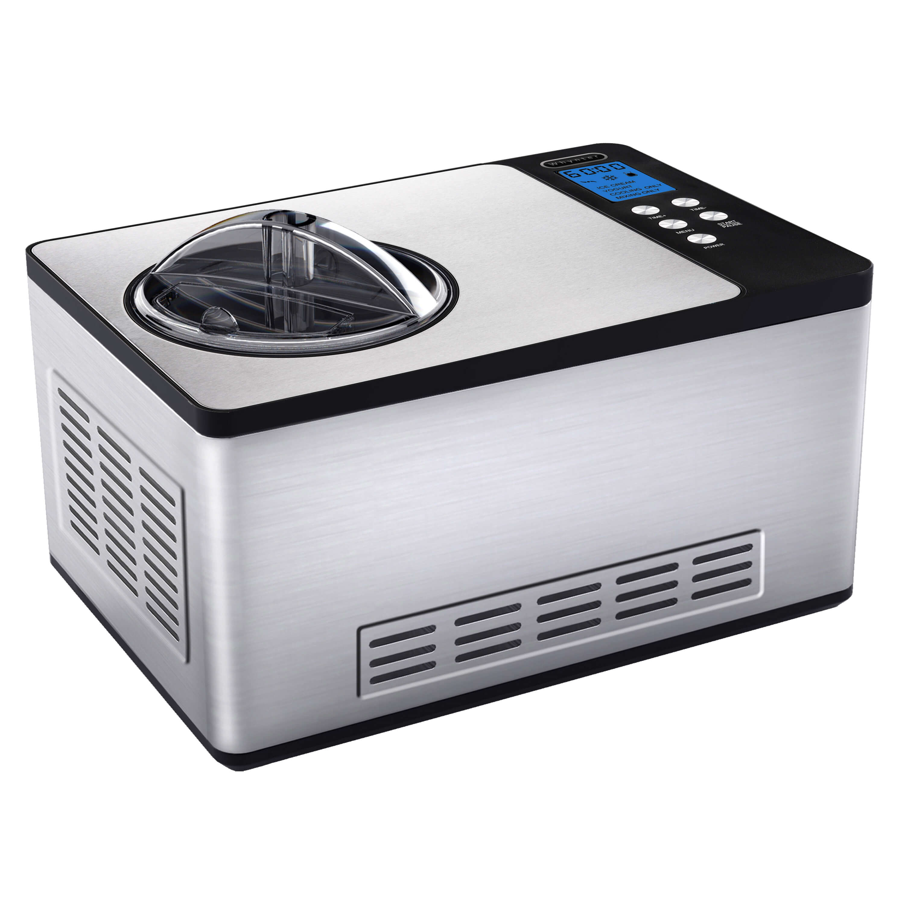 Whynter - Ice Cream Maker 2 Quart Capacity Stainless Steel Bowl & Yogurt Function in Stainess Steel | ICM-220SSY Whynter - Ice Cream Maker 2 Quart Capacity Stainless Steel Bowl & Yogurt Function in Stainess Steel | ICM-220SSY