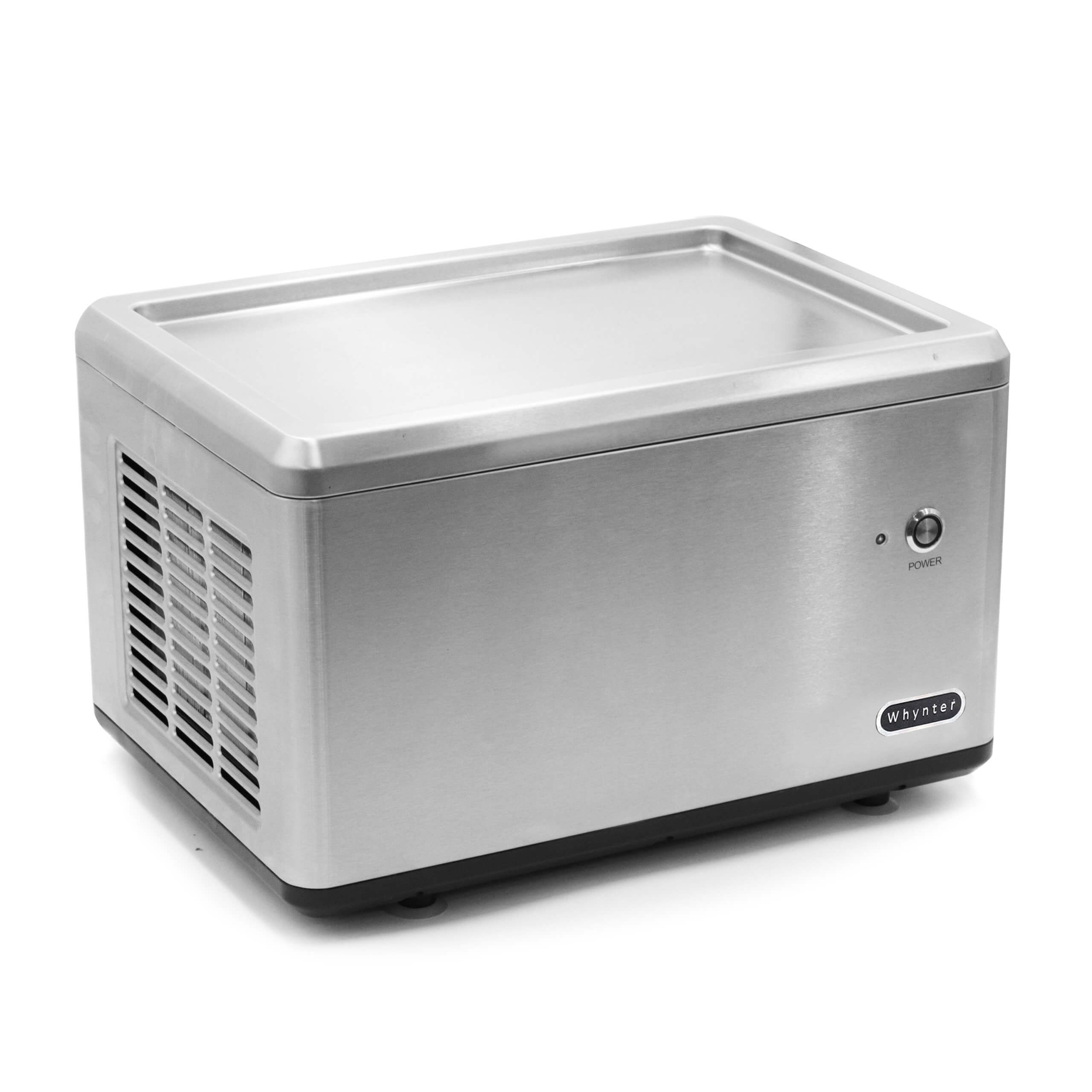 Whynter - Portable Instant Ice Cream Maker Frozen Pan Roller in Stainless Steel | ICR-300SS Whynter - Portable Instant Ice Cream Maker Frozen Pan Roller in Stainless Steel | ICR-300SS