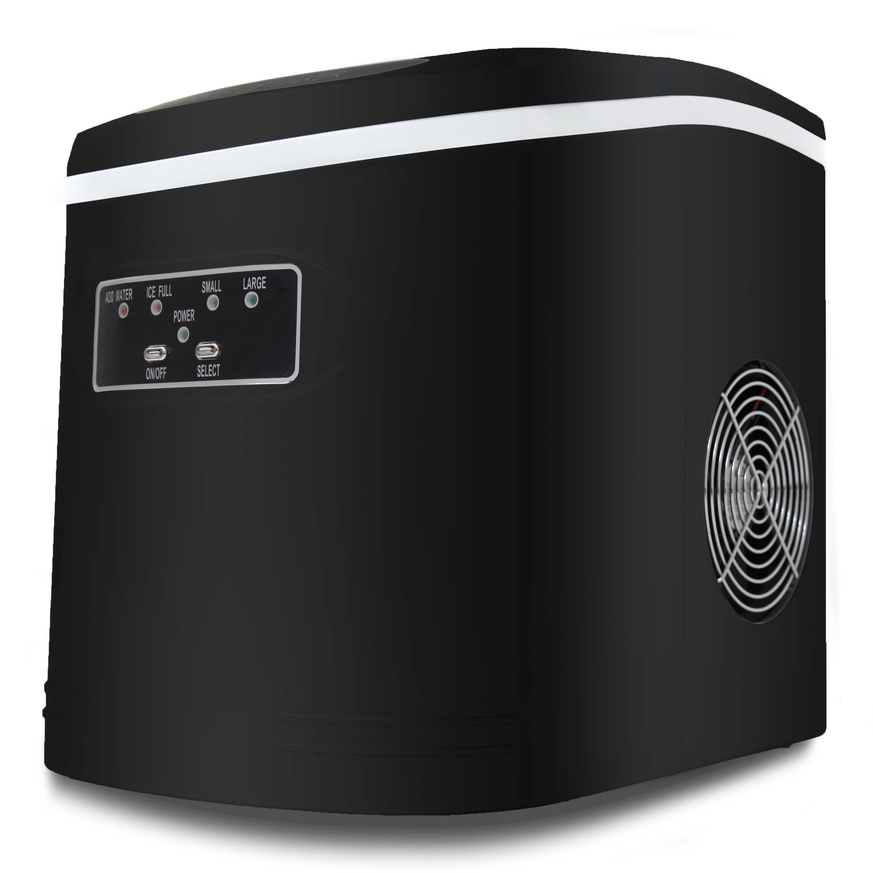 Whynter - Compact Portable Ice Maker 27 lb capacity - Black | IMC-270MB Whynter - Compact Portable Ice Maker 27 lb capacity - Black | IMC-270MB