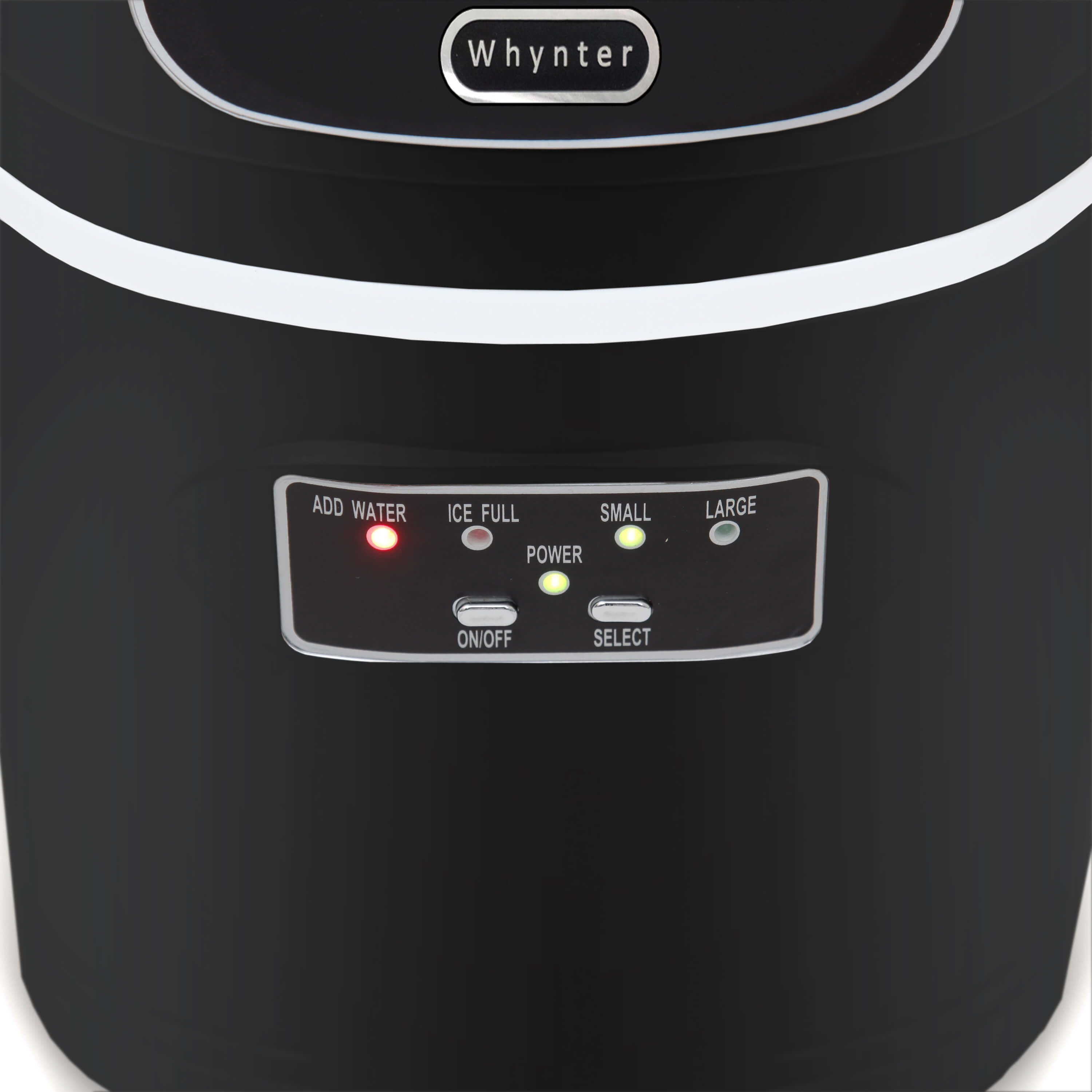 Whynter - Compact Portable Ice Maker 27 lb capacity - Black | IMC-270MB Whynter - Compact Portable Ice Maker 27 lb capacity - Black | IMC-270MB