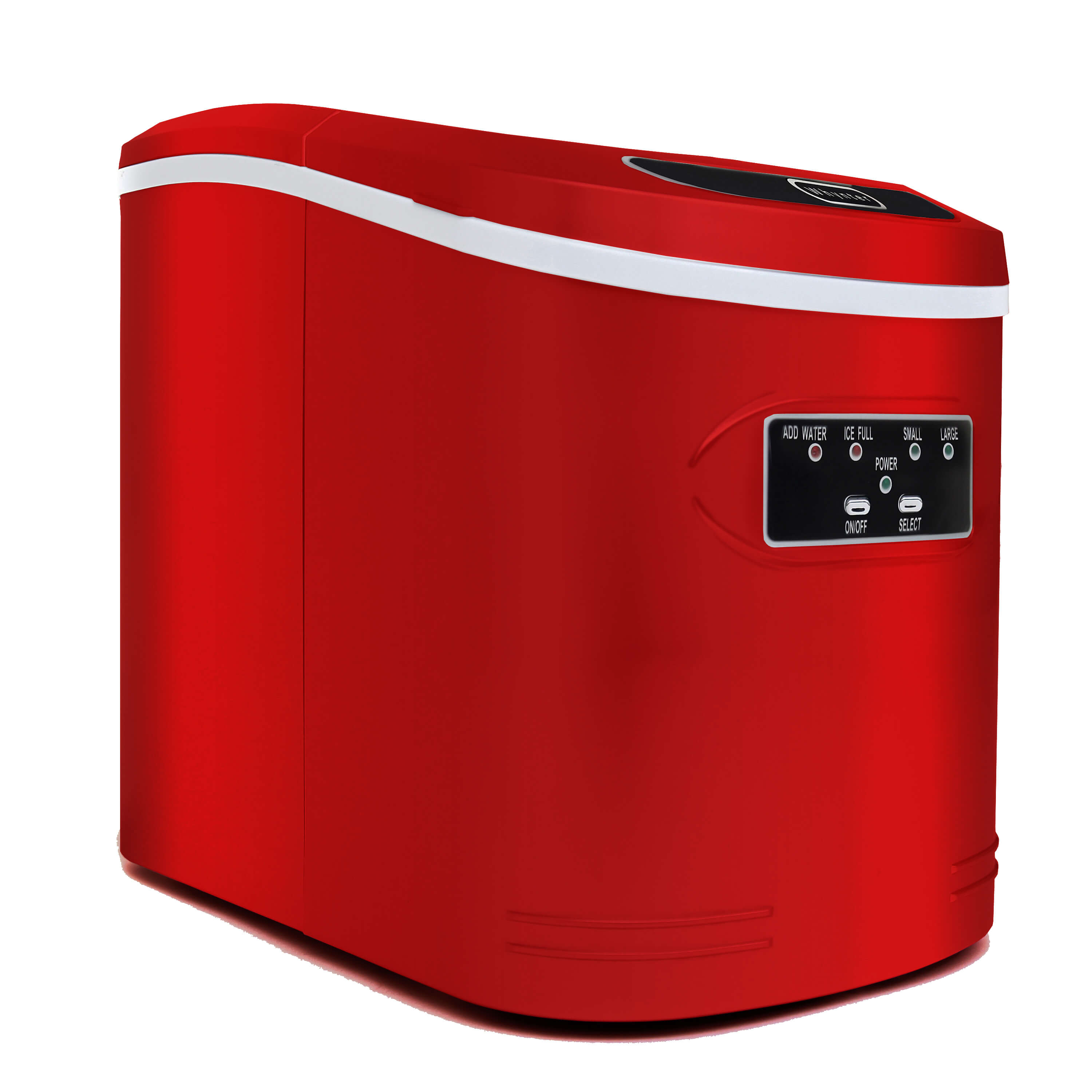 Whynter - Compact Portable Ice Maker 27 lb capacity - Red | IMC-270MR Whynter - Compact Portable Ice Maker 27 lb capacity - Red | IMC-270MR