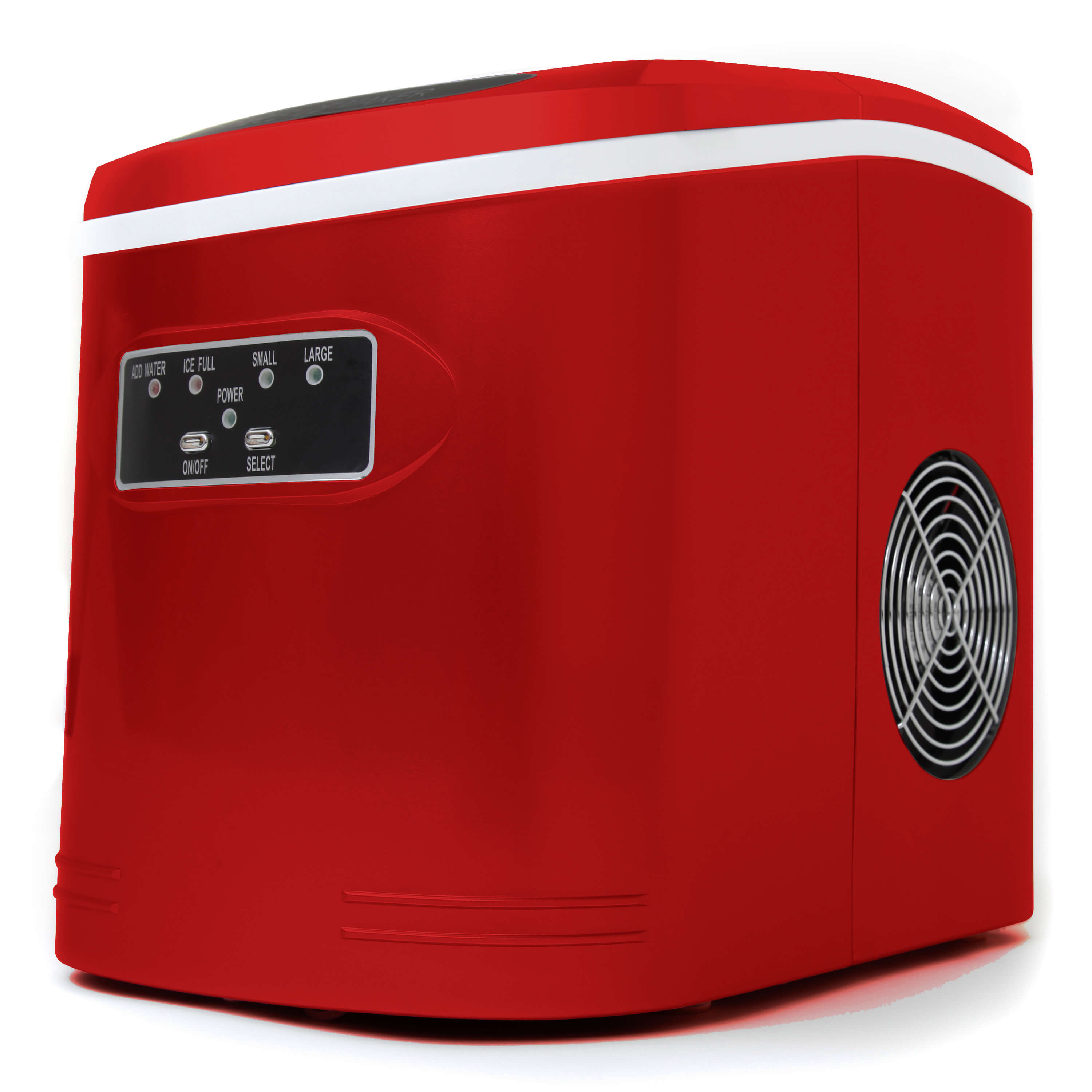 Whynter - Compact Portable Ice Maker 27 lb capacity - Red | IMC-270MR Whynter - Compact Portable Ice Maker 27 lb capacity - Red | IMC-270MR