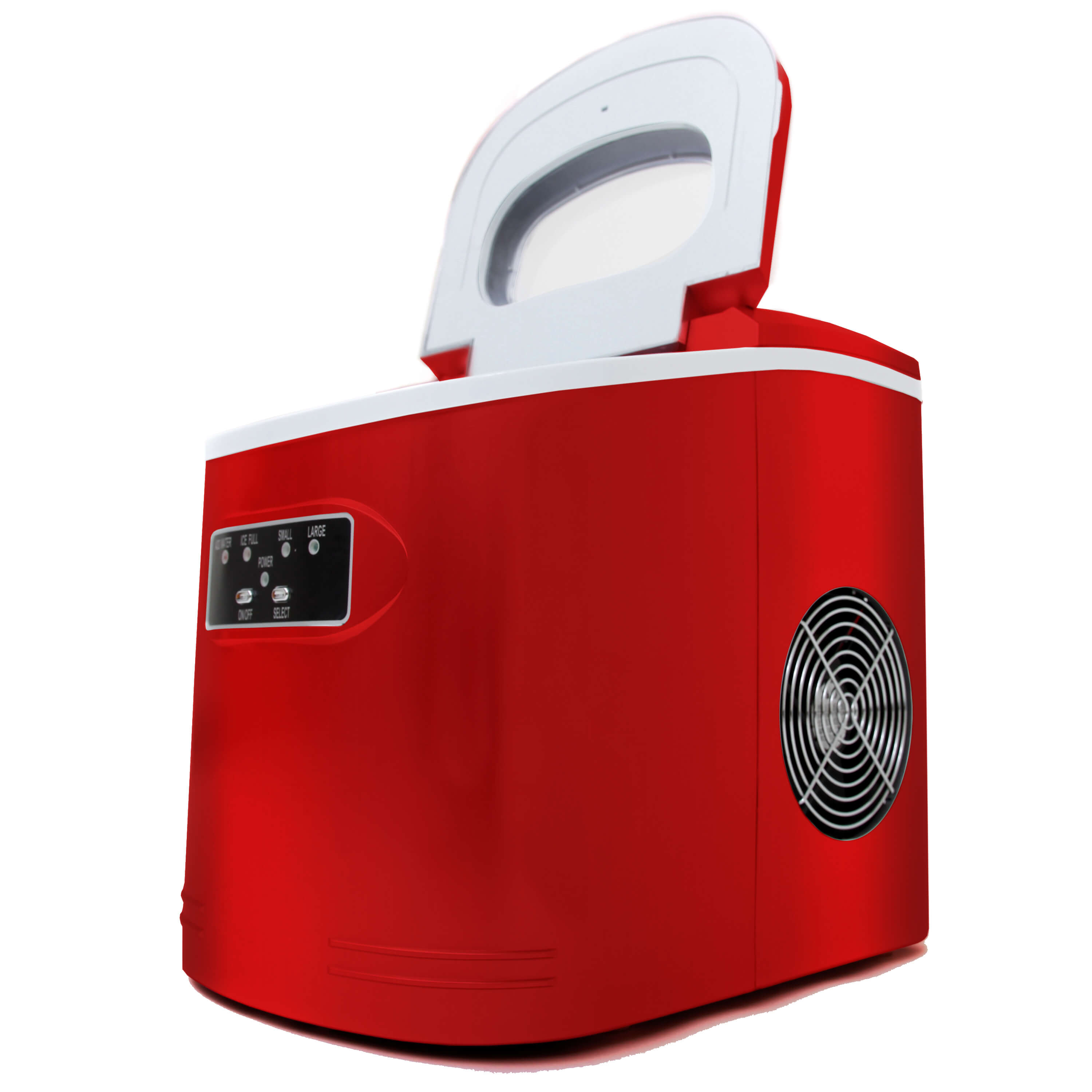 Whynter - Compact Portable Ice Maker 27 lb capacity - Red | IMC-270MR Whynter - Compact Portable Ice Maker 27 lb capacity - Red | IMC-270MR