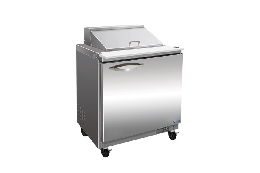 IKON - Commercial - 28" One Section Mega Top Sandwich Prep Table, 12 Pan - ISP29M IKON - Commercial - 28" One Section Mega Top Sandwich Prep Table, 12 Pan - ISP29M