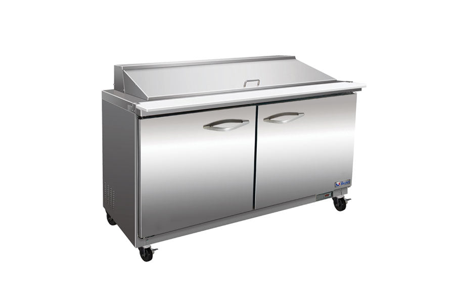 IKON - Commercial - Two Section Mega Top Sandwich Prep Table, 15 Pan - ISP36M IKON - Commercial - Two Section Mega Top Sandwich Prep Table, 15 Pan - ISP36M