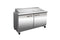 IKON - Commercial - 61" Two Section Mega Top Sandwich Prep Table, 24 Pan - ISP61M