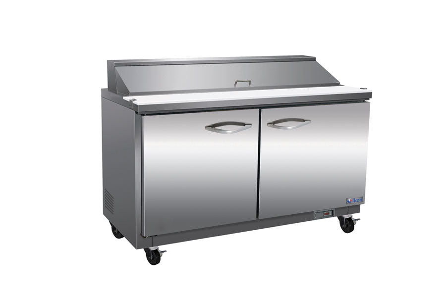 IKON - Commercial - 61" Two Section Sandwich / Salad Prep Table, 15.5 cu. ft. - ISP61 IKON - Commercial - 61" Two Section Sandwich / Salad Prep Table, 15.5 cu. ft. - ISP61