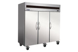 IKON  - Commercial - 81" Three Section Solid Door Reach-In Refrigerator, 72 cu. ft. - IT82R IKON  - Commercial - 81" Three Section Solid Door Reach-In Refrigerator, 72 cu. ft. - IT82R