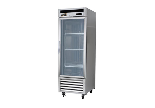 Kool-It - Signature - Commercial - 27" Single Glass Door Reach-In Refrigerator Bottom Mount - KBSR-1G