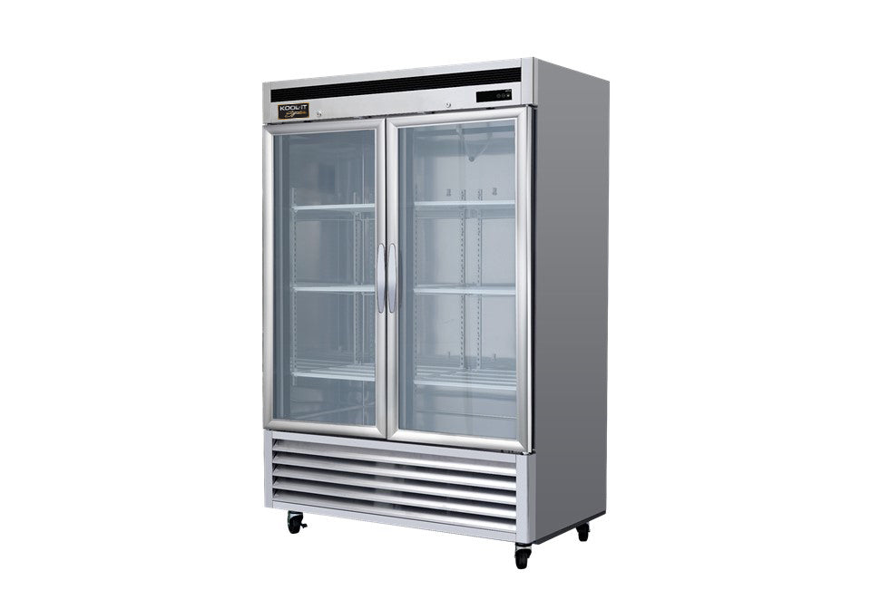 Kool-It - Signature - Commercial - 54" Double Glass Door Reach-In Refrigerator Bottom Mount - KBSR-2G Kool-It - Signature - Commercial - 54" Double Glass Door Reach-In Refrigerator Bottom Mount - KBSR-2G