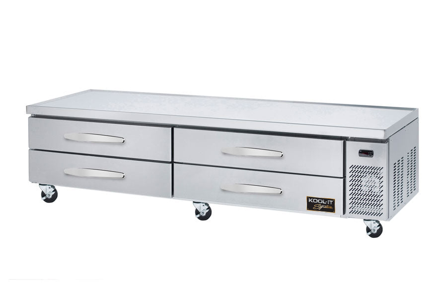 Kool-It - Signature - Commercial - 96" 4 Drawer Side Mount Chef Base Refrigerator - KCB-96-4M Kool-It - Signature - Commercial - 96" 4 Drawer Side Mount Chef Base Refrigerator - KCB-96-4M