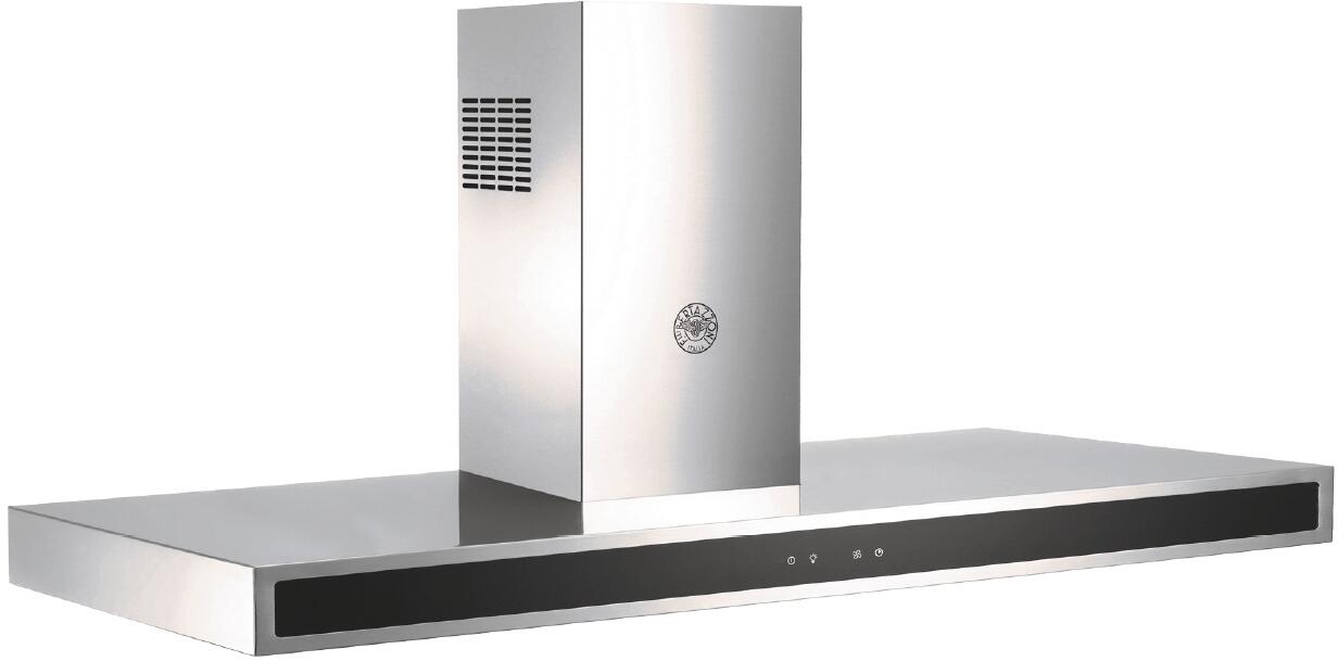 Bertazzoni | 48" Wallmount hood - Glass front - 1 motor - 600 CFM | KG48X Bertazzoni | 48" Wallmount hood - Glass front - 1 motor - 600 CFM | KG48X