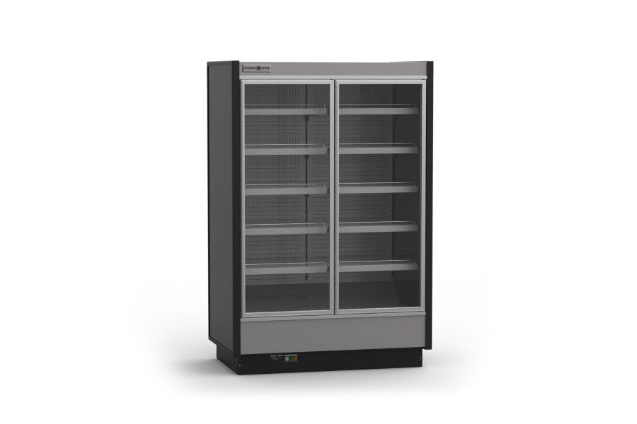 Hydra-Kool - Commercial - 51" Two Section Merchandiser Refrigerator with Swing Door - KGV-MR-2-R Hydra-Kool - Commercial - 51" Two Section Merchandiser Refrigerator with Swing Door - KGV-MR-2-R