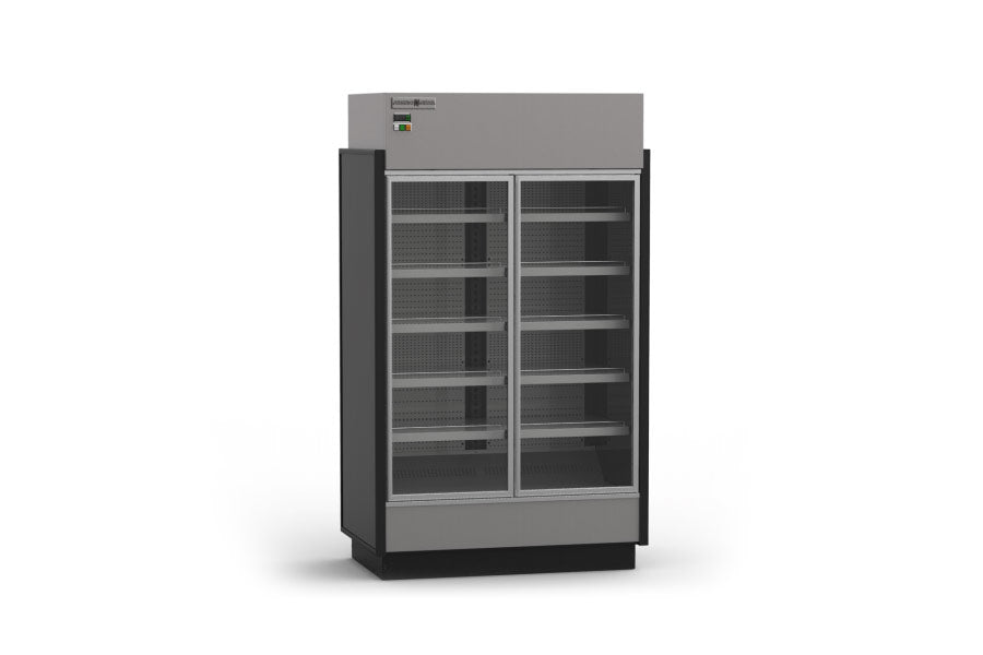 Hydra-Kool - Commercial - 51" Two Section Merchandiser Refrigerator with Swing Door - KGV-MR-2-S Hydra-Kool - Commercial - 51" Two Section Merchandiser Refrigerator with Swing Door - KGV-MR-2-S