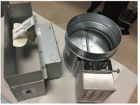 Elica - MAKE UP AIR KITS - - Containing 6" Round Switch Duct plus 6" Round Motorized Damper - Make Up Air Kits | KIT0148906A