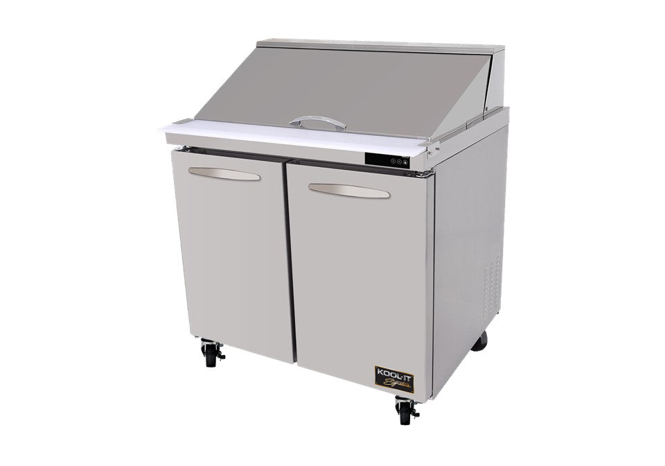 Kool-It - Signature - Commercial - 36" Refrigerated Mega Top Sandwich Prep Table, 15 pans - KSTM-36-2 Kool-It - Signature - Commercial - 36" Refrigerated Mega Top Sandwich Prep Table, 15 pans - KSTM-36-2