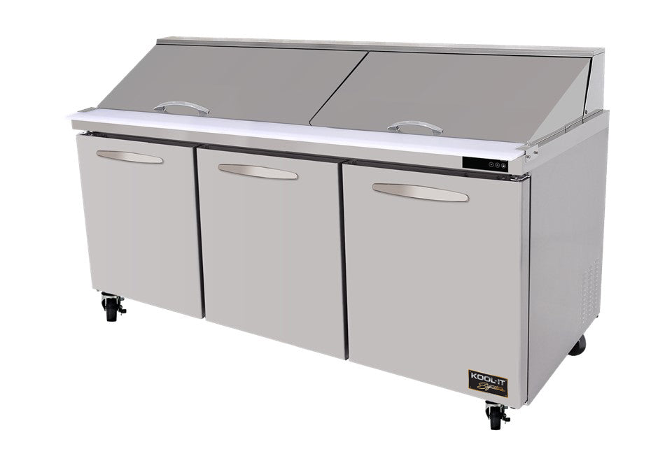 Kool-It - Signature - Commercial - 72" Refrigerated Mega Top Sandwich Prep Table, 30 pans - KSTM-72-3 Kool-It - Signature - Commercial - 72" Refrigerated Mega Top Sandwich Prep Table, 30 pans - KSTM-72-3