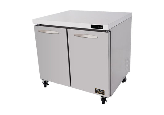 Kool-It - Signature - Commercial - 37" Double Door Undercounter Freezer - KUCF-36-2