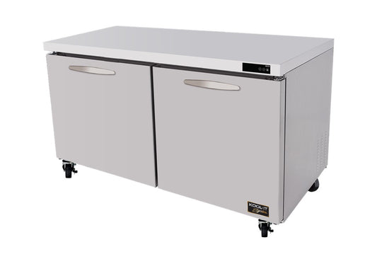 Kool-It - Signature - Commercial - 60" Double Door Undercounter Freezer - KUCF-60-2