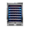 Whynter - Elite Spectrum Lightshow 54 Bottle Stainless Steel 24 inch Built-in Wine Refrigerator | BWR-545XS