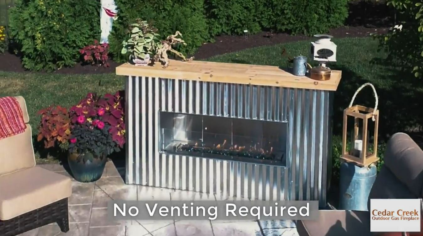 RCS - Cedar Creek Outdoor Gas Fireplace | 36" - 72" | RFPXXLECONLED RCS - Cedar Creek Outdoor Gas Fireplace | 36" - 72" | RFPXXLECONLED